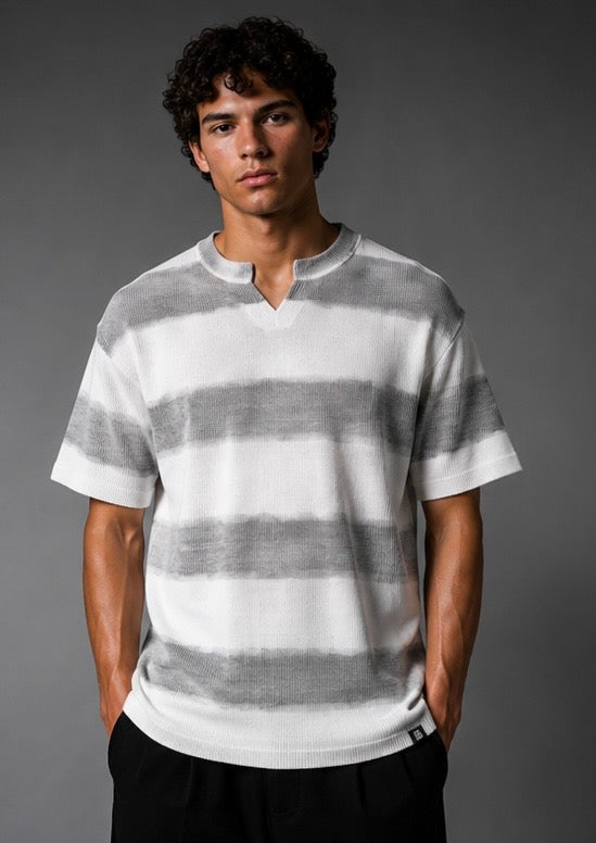 Scar Wave Knit Tee