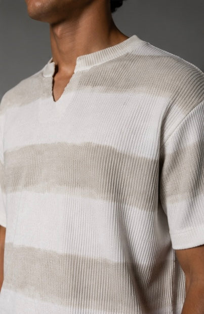 Scar Wave Knit Tee